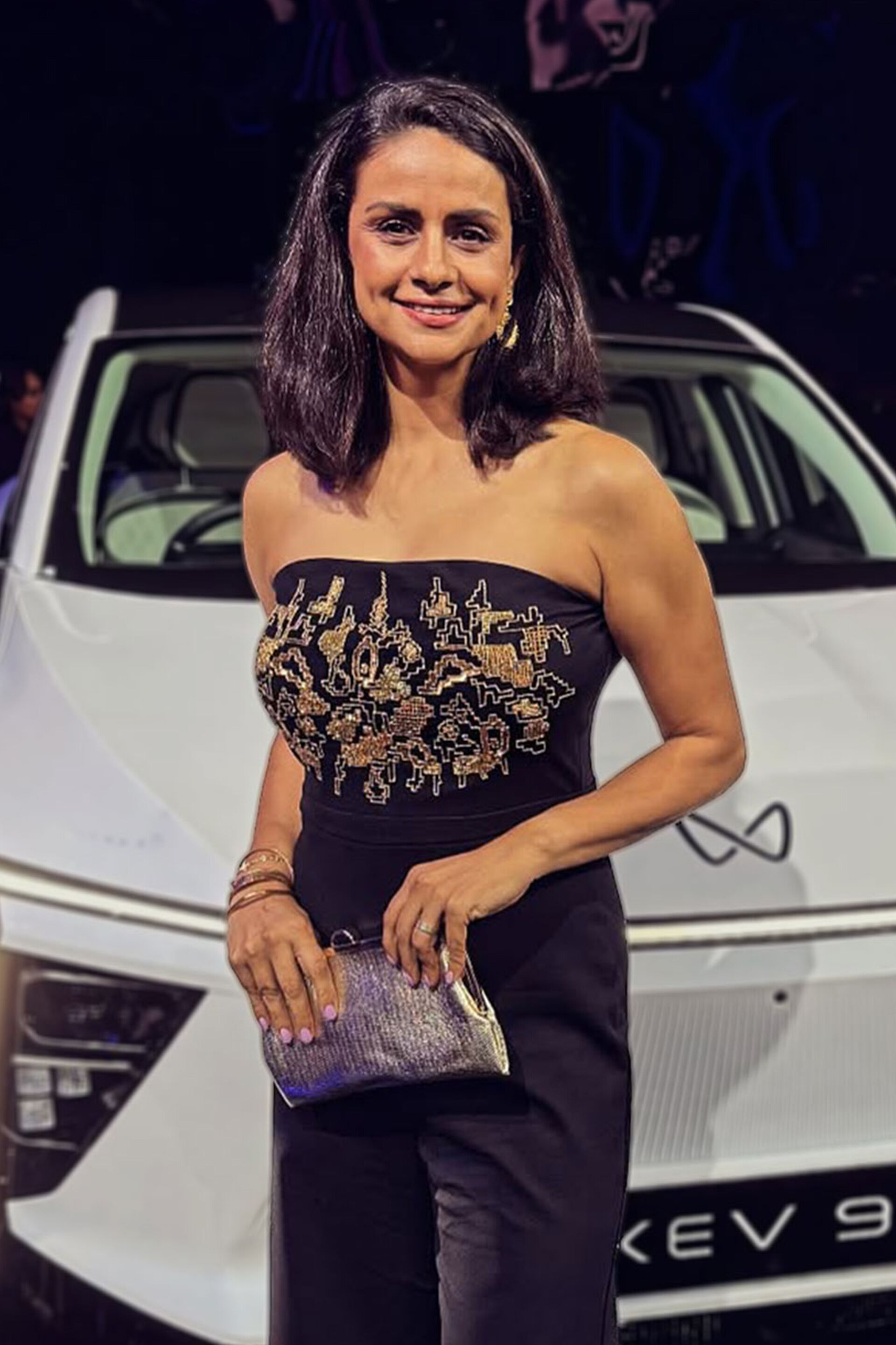 Twilight Blooms Jumpsuit, Black, image 3